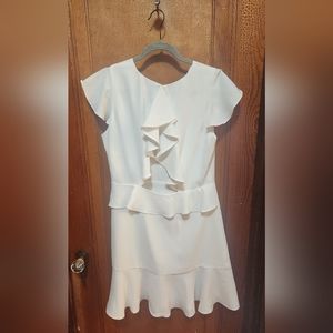 White dress, perfect for spring/summer, bridal shower.  Sugarlips, Size L